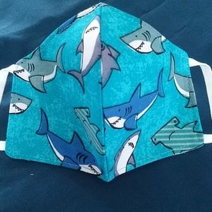 Face mask kids baby shark